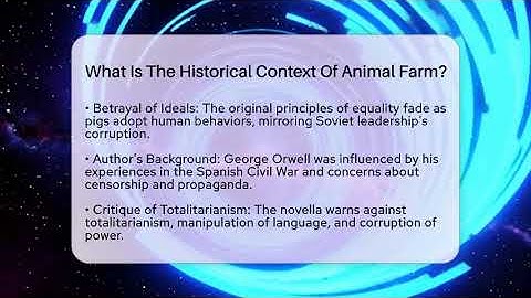 What Is The Historical Context Of Animal Farm? - The Prose Path