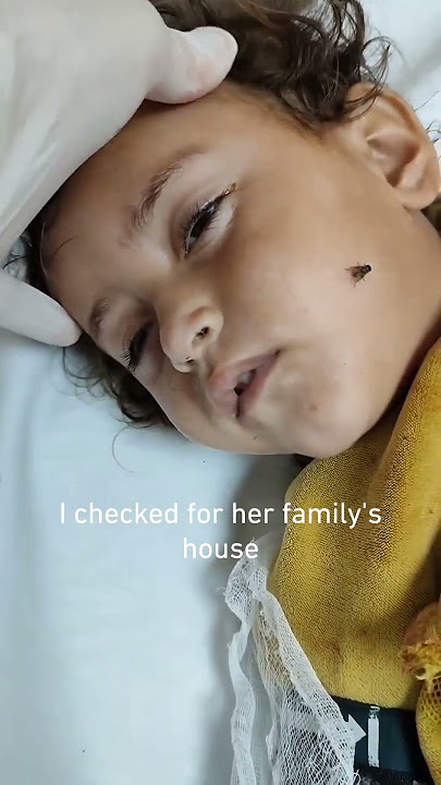 Doctor in Gaza shows child in critical condition following Israeli attack