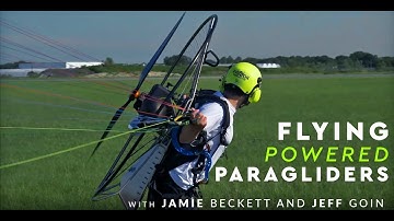 Flying Powered Paragliders