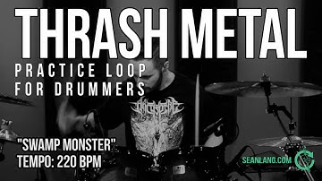 Thrash Metal - Drumless Track for Drummers - "Swamp Monster"