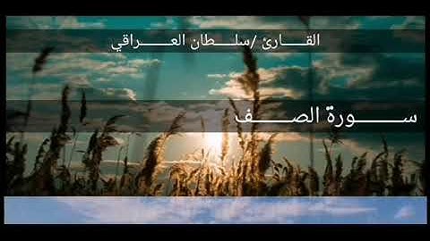 "يُرِيدُونَ لِيُطْفِئُوا نُورَ اللهِ بِأفْوَاهِهِم" __تلاوة {{سورة الصّف}}