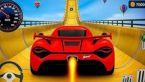 Mega Ramp Car Stunt Racing Impossible Tracks 3D - Impossible GT Car Stunts Driving Android Gameplay