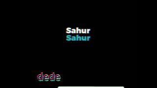 Nada dering sahur