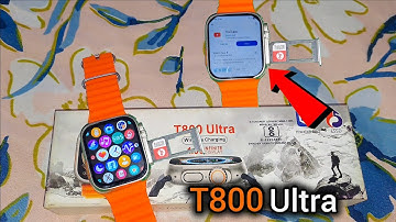 How to insert sim card 😱 in T800 ultra smart watch ✅️ #video #videoviral #smartwatch