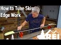 How to Tune Ski Edges - Remove Burrs and Rust || REI