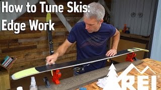 Burrs and rust on your ski edges cause drag and slow you down on firm snow. Learn how to properly maintain your ski edges so ...