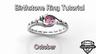 Wirewrapped Birthstone Ring | FULL TUTORIAL