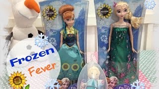 Review Bonecas Frozen Fever Anna E Elsa English Subles Julia Silva