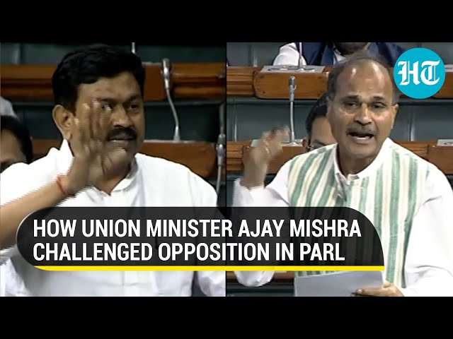 Modi minister Ajay Mishra Teni challenges Opposition |  'Will quit if you prove one case against me' class=