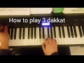 how to play 3 dakkat -تعلم أغنية 3 دقات  -أبو- يسرا
