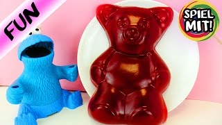 GRÖßTES GUMMIBÄRCHEN DER WELT! XXXXXXL-FORMAT! 2kg Fruchtgummi pur! Selbst für Krümelmonster zu viel