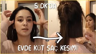 Evde Küt Saç Kesi̇mi̇ Evde Saç Kesi̇mi̇
