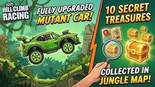 Hill Climb Racing✨: MUTANT CAR🏎️Collects EVERY Jungle Treasure! (Insane Upgrades + No Fail).         screenshot 5
