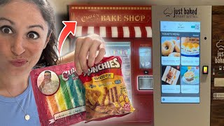 24 Hours of Eating ONLY From USA Vending Machines