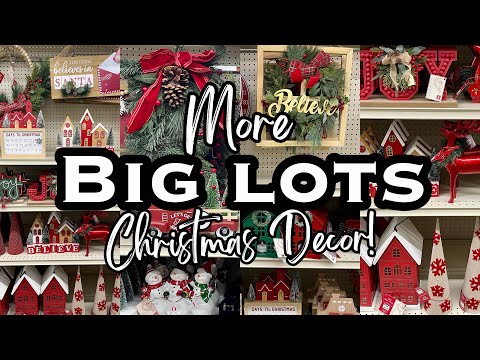 NEW CHRISTMAS DECOR 2024 • BIG LOTS CHRISTMAS DECOR • Santa\'s ...