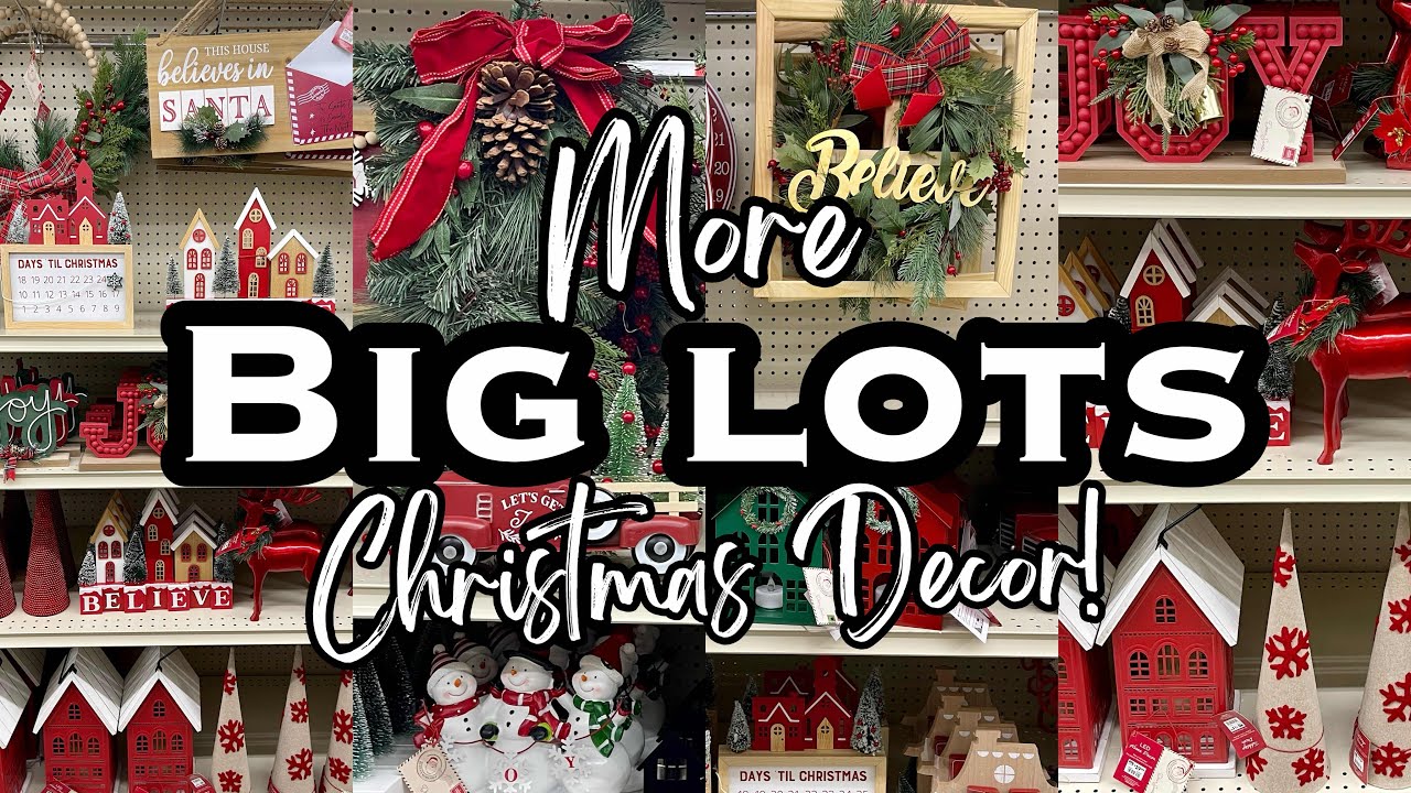 NEW CHRISTMAS DECOR 2024 • BIG LOTS CHRISTMAS DECOR • Santa\'s ...