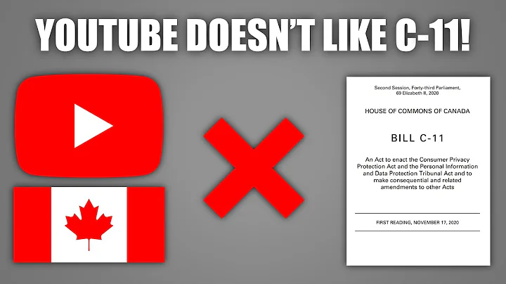 YouTube RESPONDS To Bill C-11 Concerning Canadian Content Creators! BILL C-11 MUST NOT PASS!