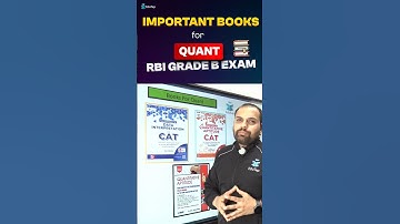 Quantitative Aptitude for RBI Grade B | Quant Books, Syllabus and Preparation for RBI Grade B Exam
