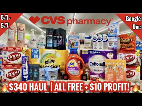 CVS Free & Cheap Couponing Deals & Haul | 5/1 – 5/7 | ALL FREE + $10 Profit | So Many Money Makers!