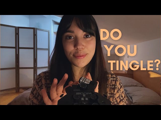ASMR ITA | Tingly mic test & exploration • Zoom H8