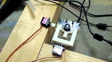 PS3 eye parallel kinematic pan tilt agile eye