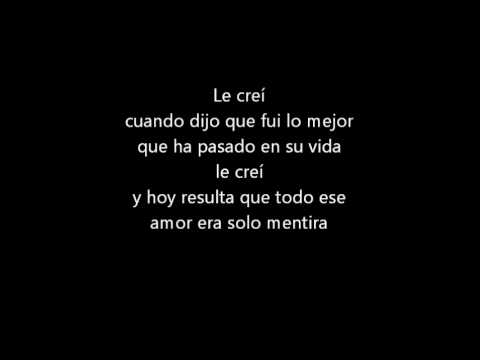 Pesado Le Crei ; con letra