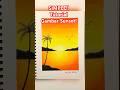 Mudah! Menggambar Sunset untuk Pemula #sunsetpainting #senja