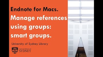 Manage references using groups: smart groups (Mac)