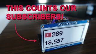 I made an E-Ink YouTube Stats Display | ESP32 Adafruit Feather and ePaper Arduino YouTube API by My Next Hobby 319 views 3 years ago 14 minutes, 14 seconds