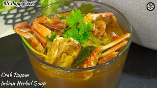 CRAB HERBAL SOUP / Crab Rasam - Indian Herbal Soup