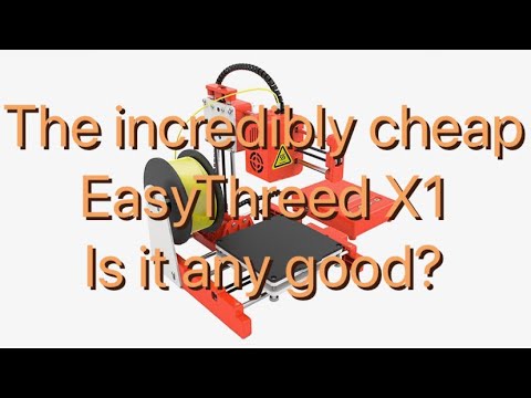EasyThreed X1 3D Printer Review -  Everything to get started. Also, is it any good?