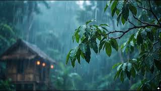Wash Away Anxiety Tonight with Relaxing Rain Sounds on Wet Forest Leaves | Deep Sleep screenshot 4