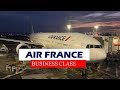 Air france business class af11 new york to paris boeing 777 300er