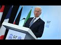 Bumbling Biden: Biden stumbles during final G7 press conference