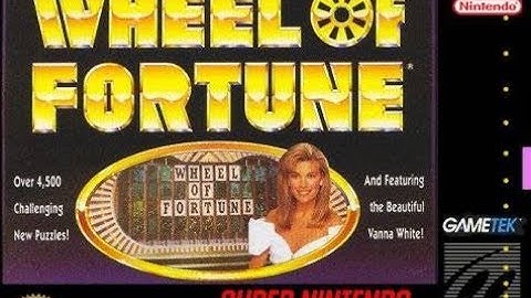 SNES Wheel of Fortune 11th Run Game #1