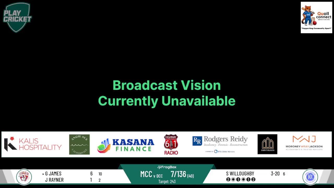 Derwent CC 5 v Mackillop CC 5