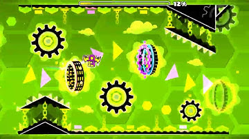 Geometry Dash Easy Demon-Bionic Button by TheRealDarnoc (Weekly Demon), 3 coins