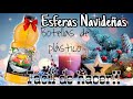 ESFERAS NAVIDEÑAS con botella de plastico (pet) || Susy Reciclaje Creativo