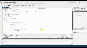 Tutorial Console C# Total Bilangan Ganjil