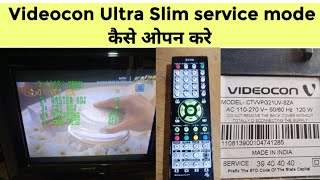 Videocon Ultra Slim TV Service Code | Videocon Ultra Slim New Code Know in this video screenshot 2