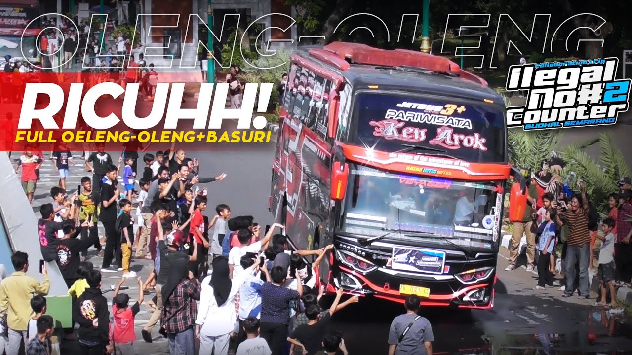 [ EKA PERSADA KEN AROK BIKIN HEBOH SAMPAI OLENG! 🤣] KONVOI 40 Unit Bus Trip Ilegal No Counter