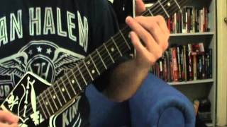 How to play Van Halen Unchained on guitar chords