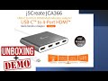 J5create JCA366 Multi Monitor Adapter Unboxing & demo