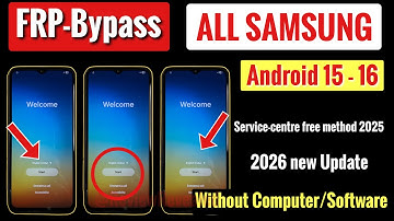 👉 All Samsung FRP Bypass 2025 | 📱 Android 13:14:15 | Frp Unlock | 100% Working | No PC