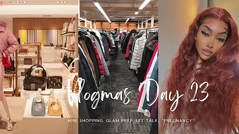 Let's talk "PREGNANCY" + mini shopping + GLAM prep...
