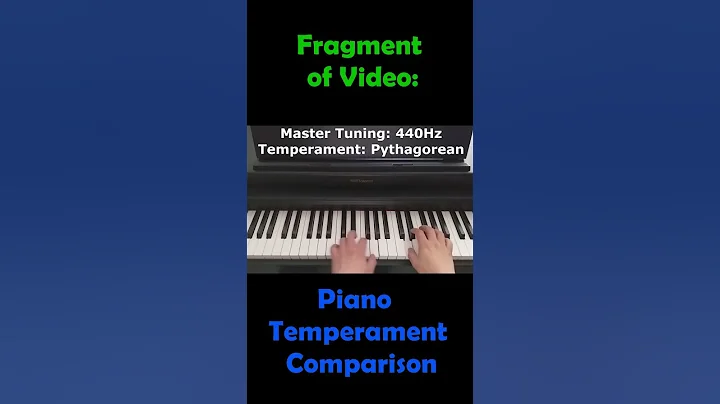 Piano Temperament: PYTHAGOREAN #shorts