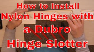 Using a Dubro Hinge Slotter to Install a Flat Nylon Hinge  RC Plane Lab