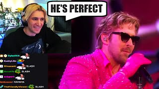 xQc Reacts to Ryan Gosling Oscars Performance