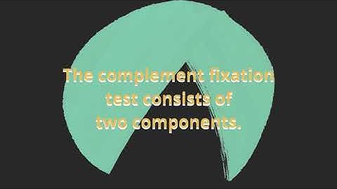 Complement Fixation Test