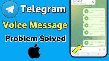iPhone | Fix Telegram Voice message Problem | Voice Notes Problem Telegram